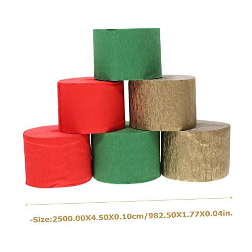 Abaodam 30 Peças De Papel Crepom Papel De Casamento Serpentina De Papel Decoração De Flores Serpenti