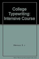 College Typewriting: Intensive Course 0538206101 Book Cover