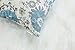 Mika Home Pack of 2 Jacquard Circle Floral Throw Pillow Shell Vintage Cushion Cover for 20X20 Inserts Cream Blue