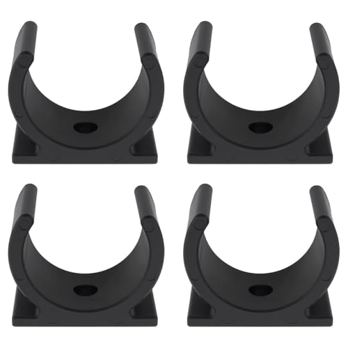 DUZEPA Lot De 4 Clips De Fixation Muraux Pour Tuyau D'aspirateur Henry Hetty 38 Mm, Support De Gestion Des Câbles