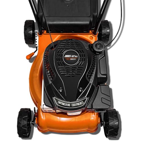 Tagliaerba A Spinta Con Ampiezza Di Taglio Di 400Mm Ed Altezza Regolabile Su 7 Livelli. Rasaerba Ultra Leggero Con Potente Motore A Scoppio 132Cc 1,9HP Ohv 4 Tempi. - 2