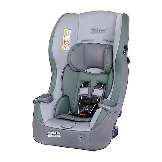 Baby Trend Trooper 3-in-1 Convertible Car Seat, Dash Sage