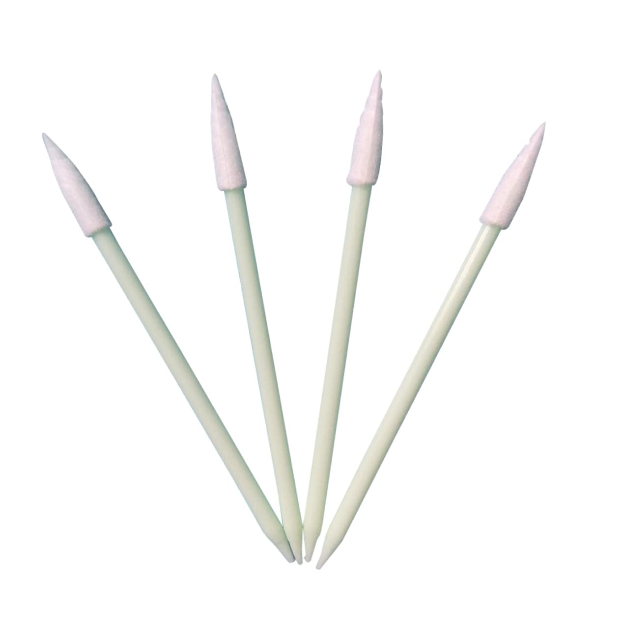 FRCOLOR 100pcs Camera Wiping Rod Camera Wipe Stick Printhead Wiping Rod Stoneware Wiping Sticks Cleaning Supplies for Cars Wipe Stick Cotton Swabs Green Stem Cotton Swabs Light Green