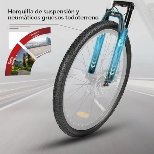 Miniatura 6 de Samebike Bicicleta Electrica, 26 Bici Eléctrica, Bicicleta De Montaña Adulto,Bicicleta Montaña De, E Bike Mtb Batería 36v13ah, Shiman0 21 Velocidades