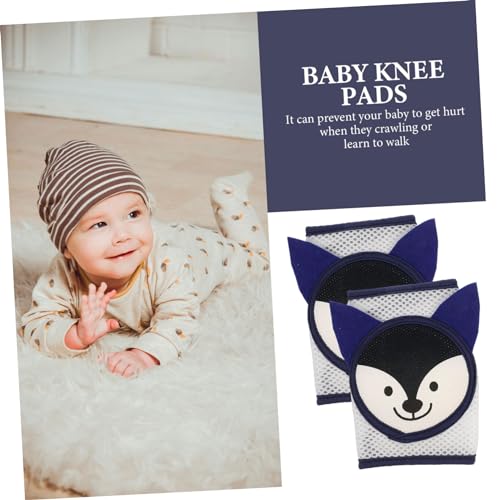 Adjustable Knee Pads for Crawling Breathable Cartoon Toddler Protector 2-Piece Set for Boys and Girls Summer Lightweight Crawling Gear for Infants4