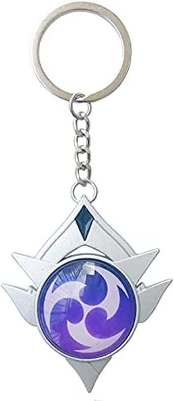 Genshin Luminous Key charms Toy Impact Snezhnaya Electro Keychain Gold Game Figure Key Chain Pendant Keyring Genshin  Character