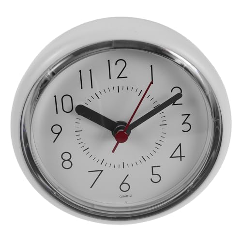 Reloj silencioso para baño compacto DECHOUS de plástico resistente al agua 2