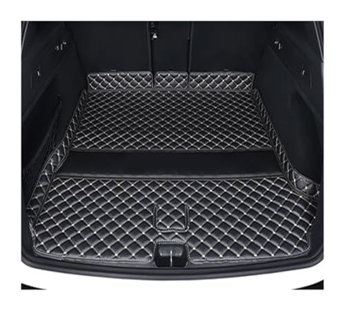 Tapis de protection de coffre BMW X5 F15 F85 en cuir sur mesure luxe bicolore
