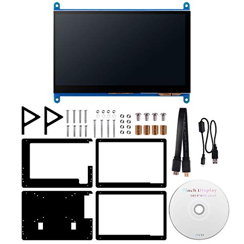 Kuman SC7BC-US-F1 For Raspberry Pi 7 Inch Capacitive Touch Screen, Kuman Lcd Hdmi Input 1024X600 Display thumb #5