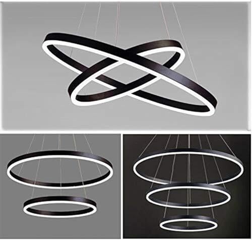 Lustre à télécommande LED pour plafond moderne de salle à manger - 5