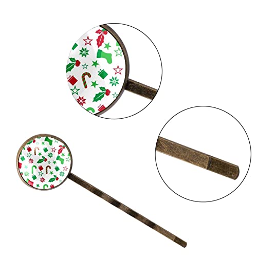 Barrettes à cheveux de Noël faites main de qualité supérieure - 3