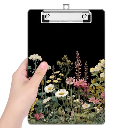 Image of Small Plastic Clipboard 6 x 9 in, Standard A5 Size Fashion Clip Board