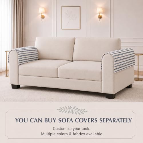 Image of STITCHNEST 'Nomad Weave Collection' Sofa Armrest Cover | Elegant Jacquard Fabric, Washable & Durable for Modern Living (18 x 22 Inches) 14