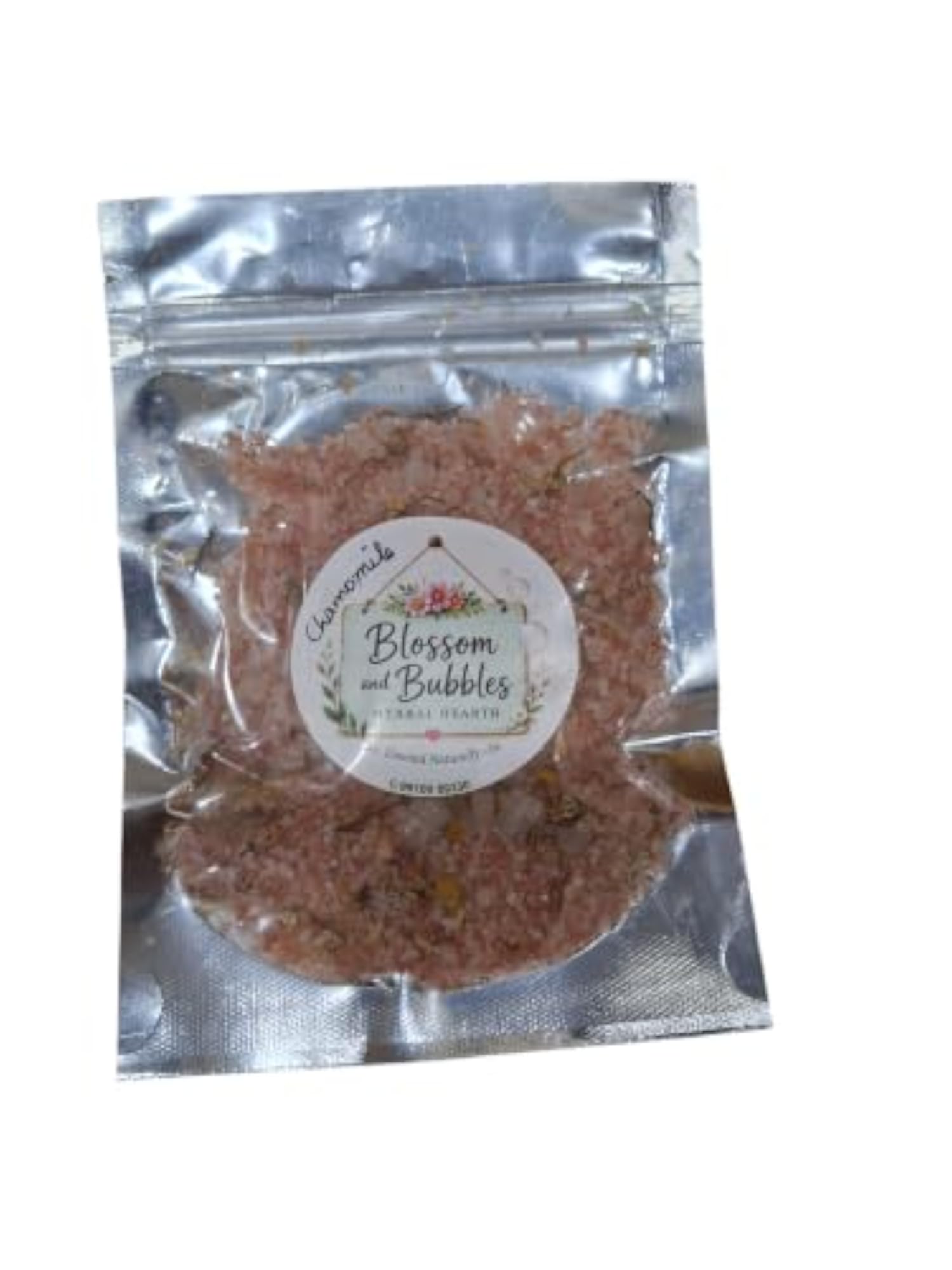 Chamomile Bath Salt for Relaxation and Self-Care, 100g