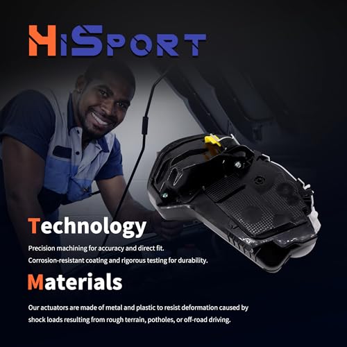 Image of HiSport 72650-T0A-H01 Power Door Lock Actuator Rear Left | Compatible with Honda Accord Sedan 4 doors 2013 2014 2015 2016 2017