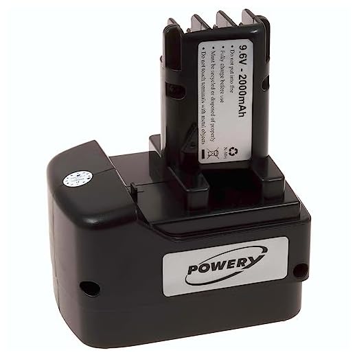 Akku für metabo Akkuschrauber BS 9,6 Impuls, 9,6V, NiMH