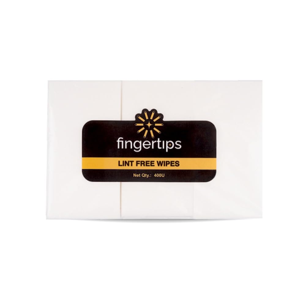 Fingertips Lint Free Nail Wipes for Gel Nails – 400 PCS UV Gel Cleanser Pads for Nail Polish Removal, Acrylic Nails & Manicure Cleaning – Absorbent Cotton Pads for Salon & Home Use-image-29