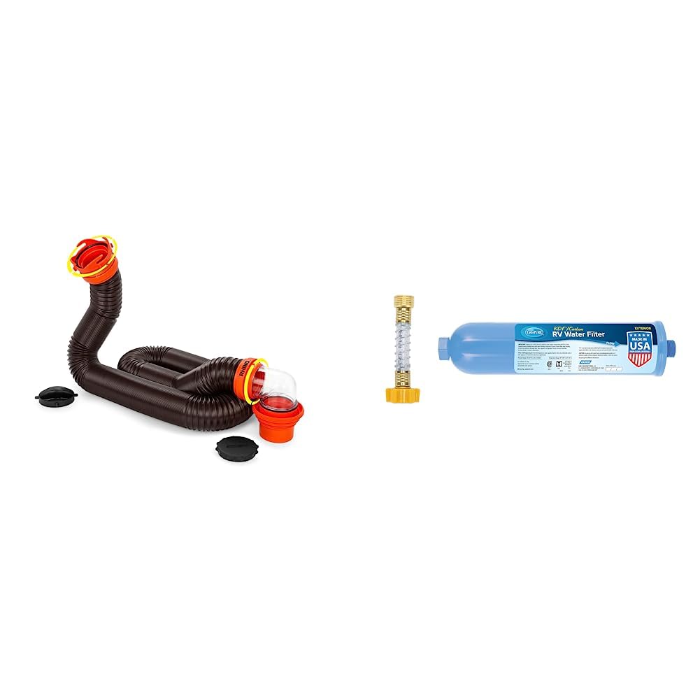 Camco Rhino FLEX RV Sewer Hose Kit, 15foot (39770