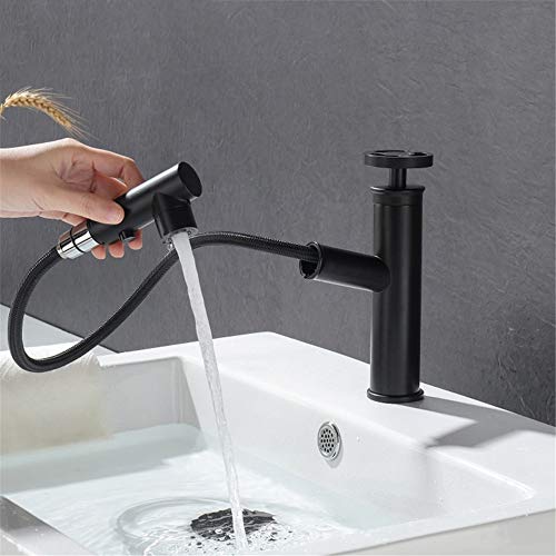 Mitigeur de lavabo à commande unique fluide eau chaude et froide en laiton - 3