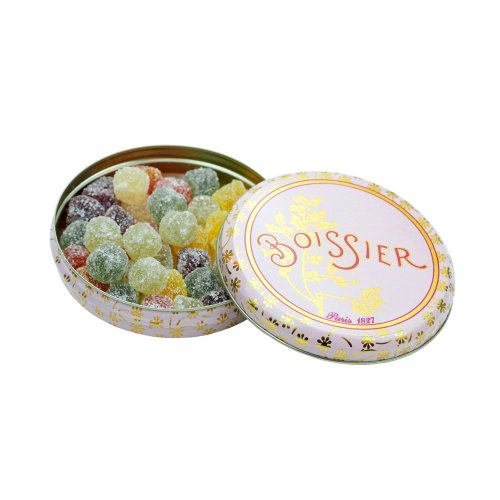 Boissier Pink Tin Parisian Pate De Fruit Candies
