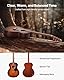 VEVOR Dreadnought Akustik Gitarre, 1016 mm, Akustische Gitarre Set mit Gigbag, Stimmgerät, Gurt, Stahlsaiten, Plektren, Kapodaster, Palisandergriffbrett, für Erwachsene, Sunburst