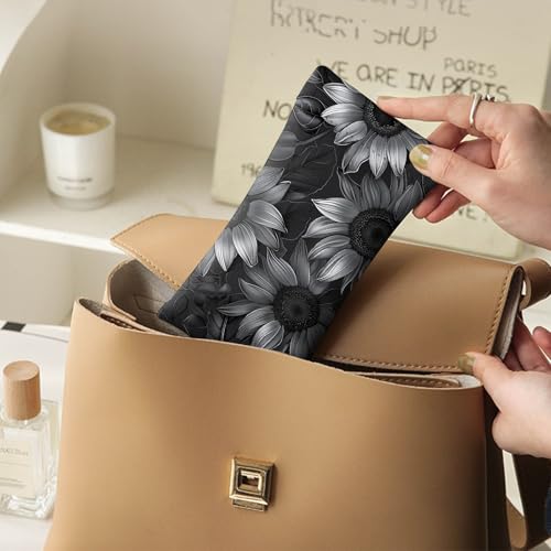 Image of 2 PCS Glasses Case Eyeglass Sunglasses Pouch Squeeze Portable Bag Soft Leather with Cleaning Cloth Women Men Girls