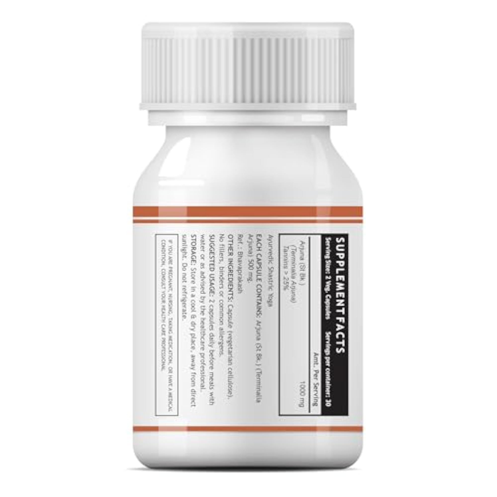 INLIFE Arjuna Herbal Capsules, 500mg, 2-Pack