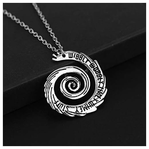 N/A Smycken film Doctor Wibbly Wobbly Timey Wimey halsband koppar metallhalsband män gåva jul fest halsband