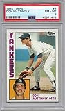 1984 Topps Baseball #8 Don Mattingly Rookie Card Graded PSA 8 Near Mint to Mint
