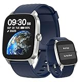 Pedometer Watch No APP/Phone Required, 1.85' Display Fitness Tracker Watch with Pedometer, Calories & Step Counter, Waterproof Smart Watches with Heart Rate Monitor, Sleep Tracking for Women Men