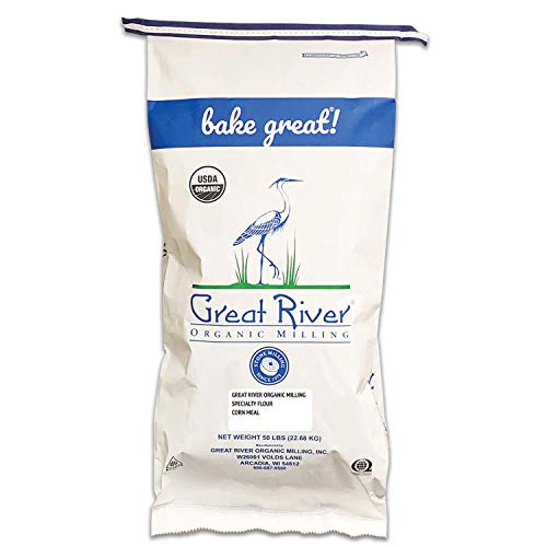 Great River Organic Milling, Specialty Flour, Corn Meal, Stone Ground, Organic, Non-Gmo, 50-Pounds (Pack Of 1) #TOP12