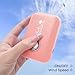 Buqikma Eyelashes Rechargeable Fan, Mini Lash Fan Eyelash Extensions Portable USB Handheld Fans Dryer Air Conditioning Blower for Eyelash Extension Supplies (Pink)