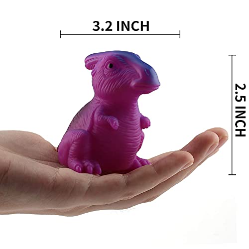 Mapixo MAPIXO-DINOSAURBATH 6 Packs Light-Up Floating Dinosaur Bath Toys Set thumb #6