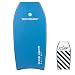 Grande Juguete Body Board 37" with EPS Core Slick Bottom and Leash for Kids and Adults (Blue)