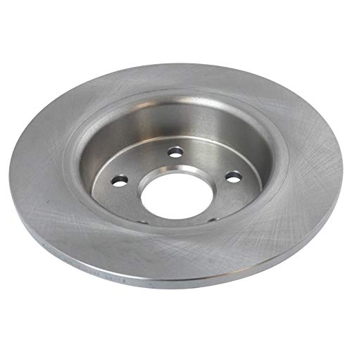 Image of TRQ Rear Brake Pad and Rotor Set Ceramic Solid Rotors | For 2013-2018 Ford C-Max 2013-2016 Escape 2014-2018 Transit Connect