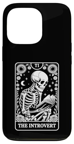 The Introvert Tarot Card Indoorsy Skeleton Inrovert �X�}�z�P�[�X iPhone 13 Pro �p