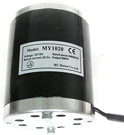 800W 36V DC Electric Brushed Motor 2800RPM Chain Electro Motor For E Bike Scooter Drive Speed Control Electric Scooters