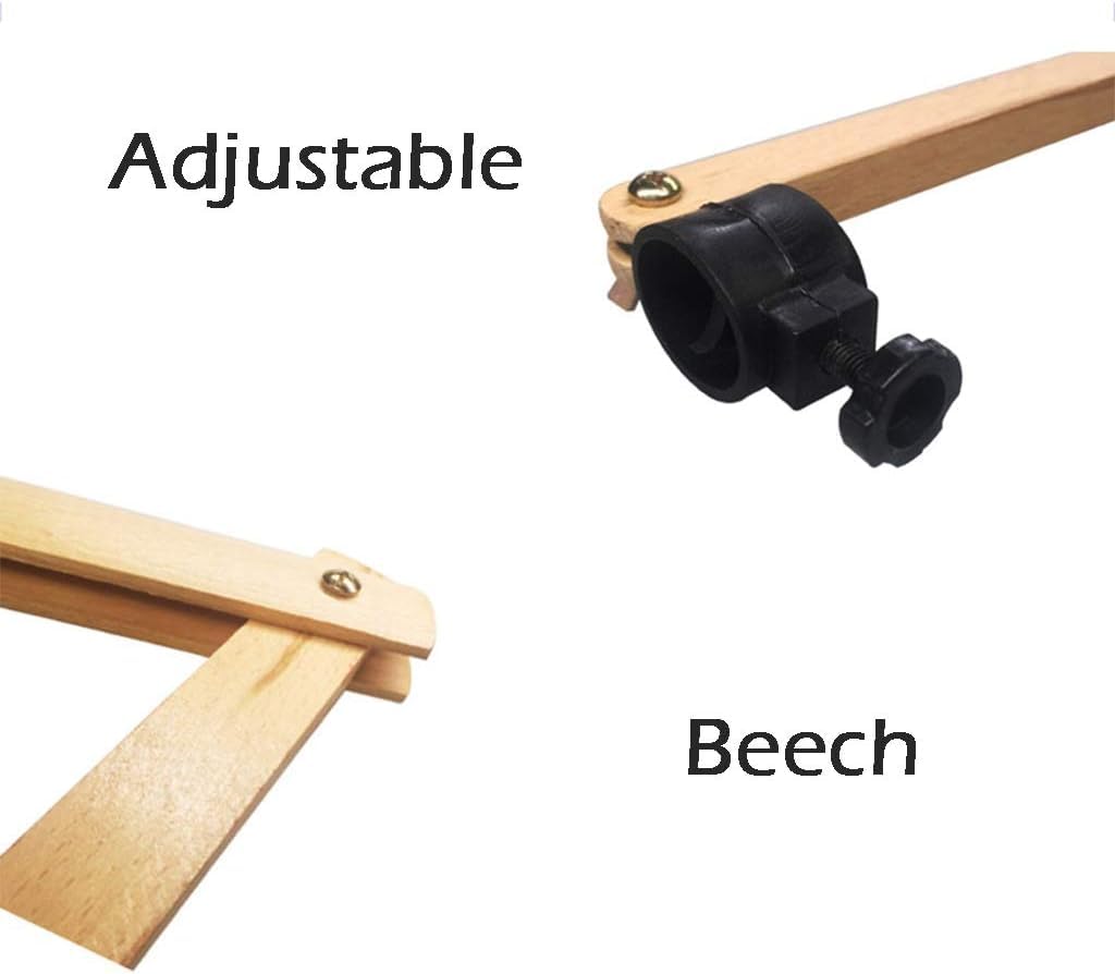Compasso Professionale per La Lavorazione del Legno, Compasso da Disegno in Legno Massello, Compasso Ad Arco da 59'' di Diametro per Disegno Geometrico