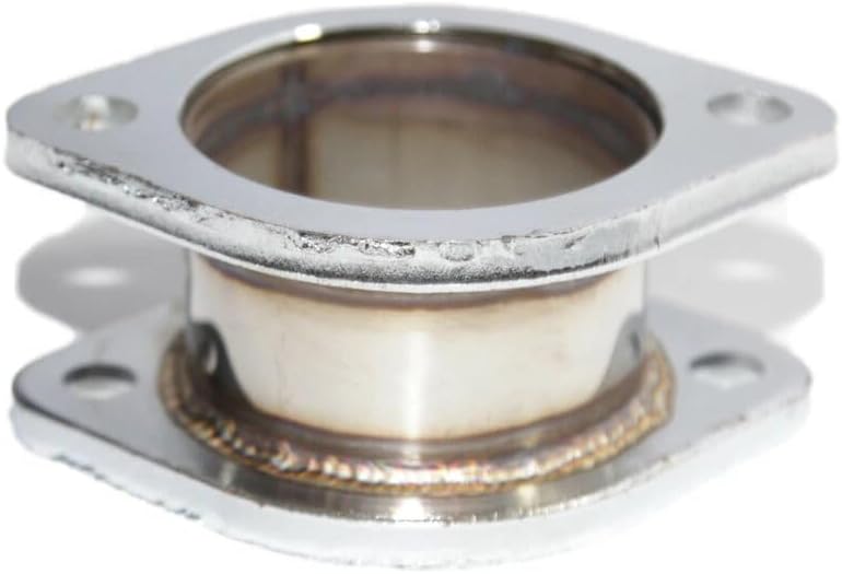 CATBACK Exhaust Muffler Pipe Extension Steel Adapter 3" 2 Bolt Flange 2.2"Height