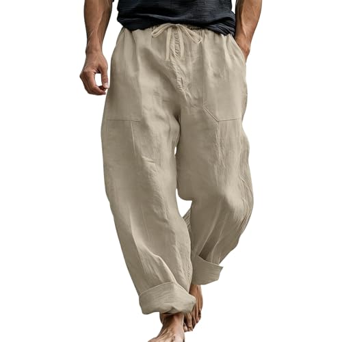 Pantalon en lin homme léger pour vos journées de plage et de loisirs