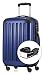 Produktbild HAUPTSTADTKOFFER - Alex - NEU 4 Doppel-Rollen + Gratisartikel Handgepäck Hartschalen-Koffer Trolley Rollkoffer Reisekoffer, TSA, 55 cm, 42 Liter, Dunkelblau