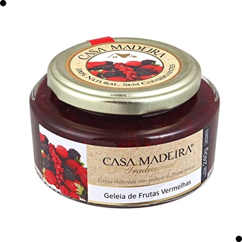 Geleia Gourmet Casa Madeira de Frutas Vermelhas 240g