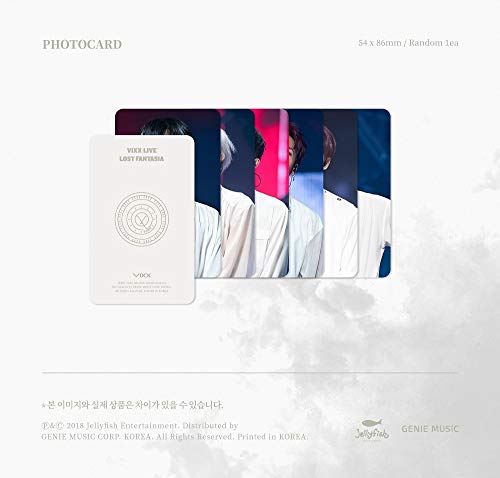 Jellyfish Entertainment Vixx Live Lost Fantasia Dvd 2Discs+Photobook+Photocard+On Pack Poster+Extra Photocards Set #TOP5