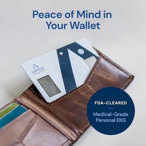 KardiaMobile Card Credit-Card Sized EKG, Medical-Grade & FDA-Cleared Personal Heart Monitor, Bluetooth Enabled, On-The-Go Check-Up Anywhere, Compatible with Most Smartphones, No Subscription Required - image 8