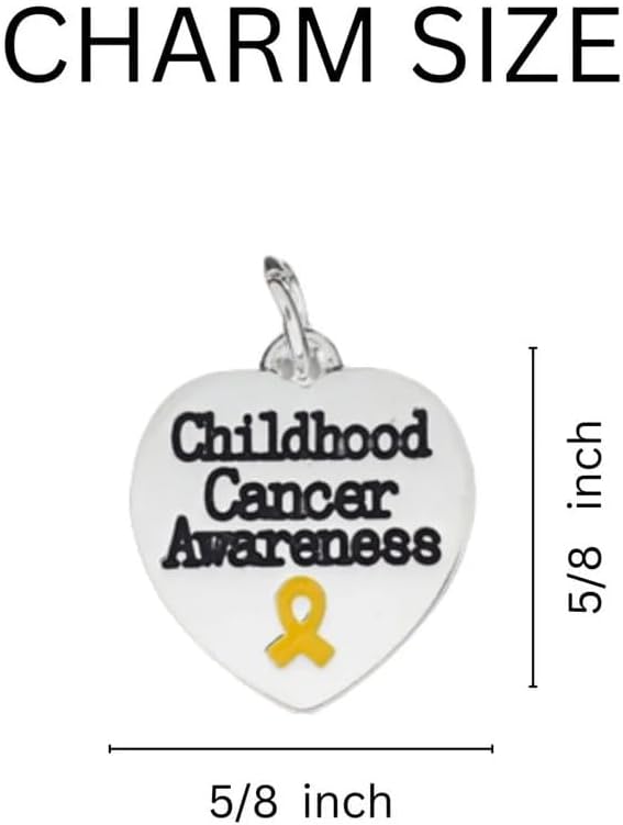 Gold Ribbon Awareness Bracelets - Childhood Cancer, Pediatric Cancer, Neuroblastoma and COPD Awareness– Perfect for Support Groups and Gift-Giving
