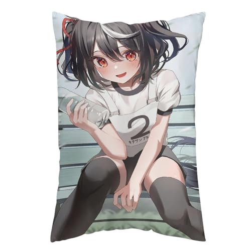 枕カバー キタサンブラック ピローケース 50cm*30cm まくらカバー 寝具カバー ファスナー式 抱き枕 クッション 吸汗速乾 静電気対策強化 ソファクッションカバー 快適 肌に優しい 軽量 柔らかい ホテル品質 四節通用 家庭用 アニメ キャラクター