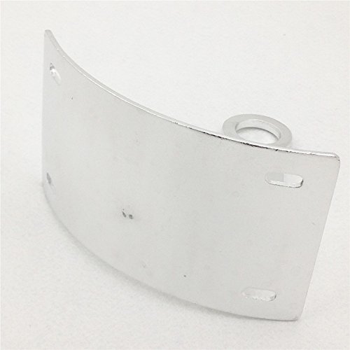 Httmt Mt360-06- Motorcycle Chromed Vertical Curved Mount License Plate Bracket Tag Holder Compatible With 2006-2012 Yzf-R6/ 2006-2011 Suzuki Boulevard M109R #TOP4
