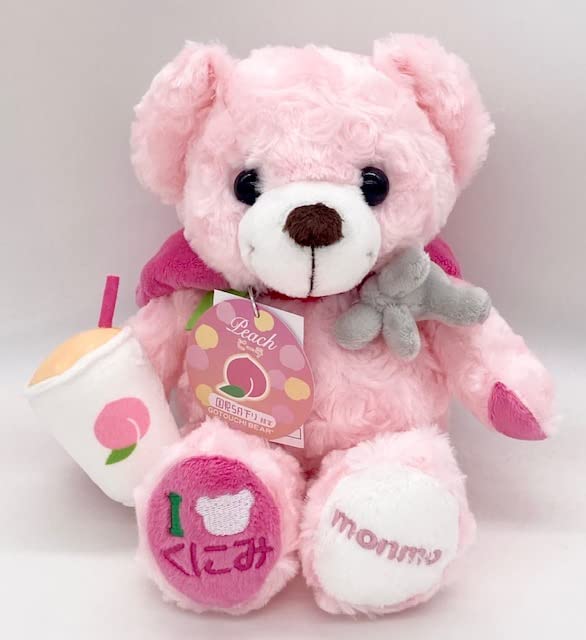 Amazon.co.jp: ご当地ベア 国見SA下りピーチ ぬいぐるみS 藤二誠【国見