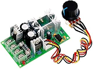 Treadax 12V DC Motor Speed Controller 24V 36V 48V 20A Switch High Power Drive Module Adjustable Speed PWM Electronic Governor Controller Regulation