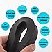Black Square Rubber Strip 4mm-8mm High Temperature Solid Cord Rod Bar Seal Cord Gasket for Industrial Machinery DIY Projects(5m,4mm*4mm)